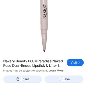 Nakery Beauty Dual-Ended Lipstick & Liner - Rose